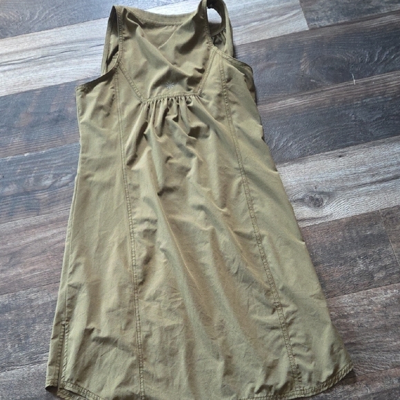 Athleta Khaki Button-Down Dress - Picture 5 of 6